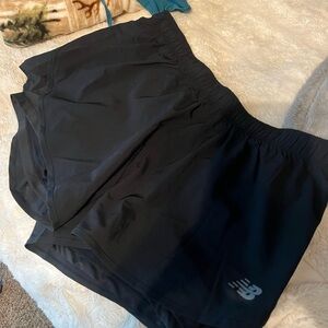New Balance Black Athletic Shorts